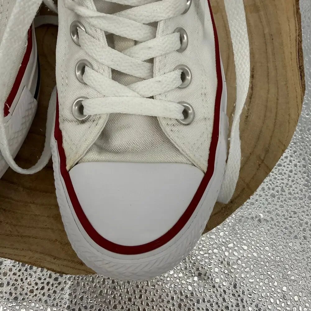 White Converse Chuck Taylors M7652 Women SZ 6.5 Men SZ 4.5